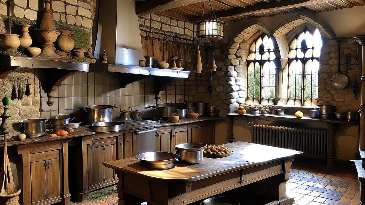 inside the great castle kitchen