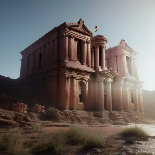 Petra, beautiful, realistic, hyper detailed, unreal engine 5, octane render