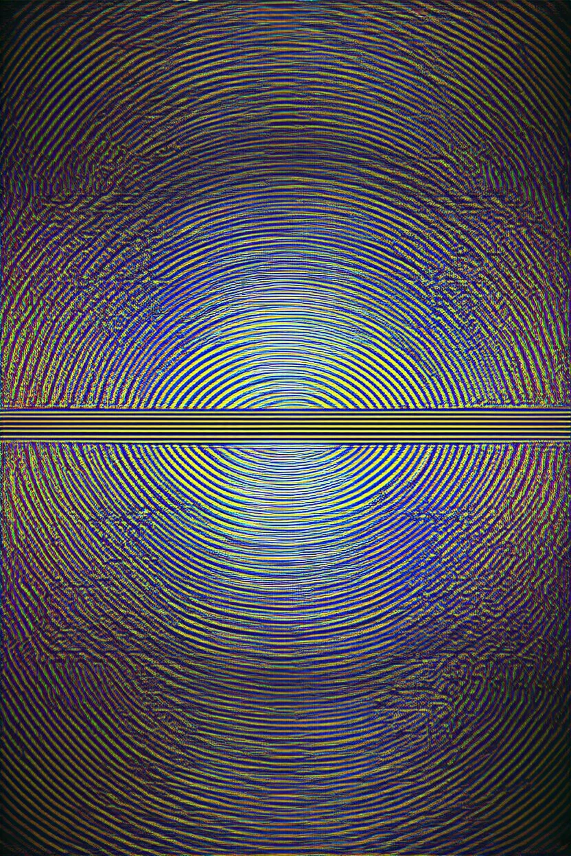 By using cymatic patterns—the visual geometry of sound—one can even depict the ego as a frequency. When the frequency is pure, the pattern is symmetrical; when the "ego is divided," the geometry breaks, creating a beautiful but jarring interference pattern where two different "selves" occupy the same space.