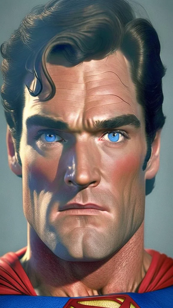 tucker carlsons face on superman