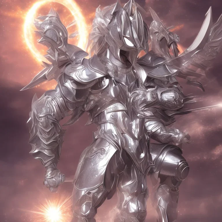 seiya of pegasus, silver armor pegasus, energy around