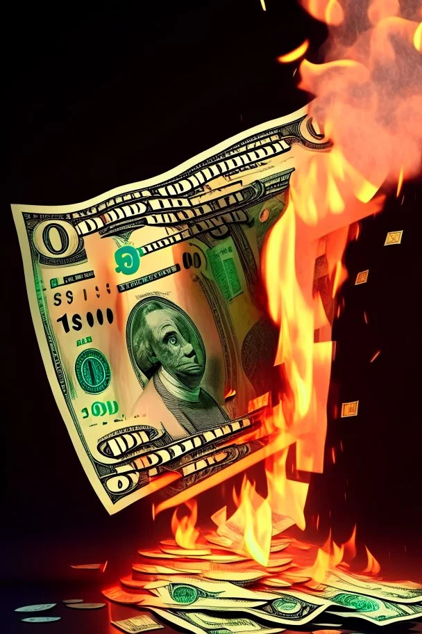 Money burning