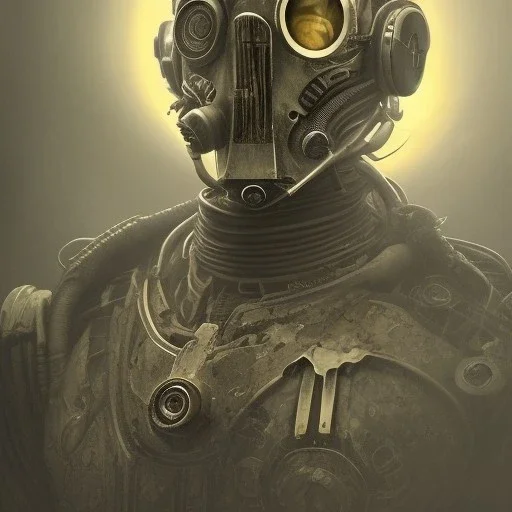 portrait of a fallout ghoul in star wars, horror, grim - lighting, high - contrast, intricate, elegant, highly detailed, centered, digital painting, artstation, concept art, smooth, sharp focus, illustration, artgerm, tomasz alen kopera, peter mohrbacher, donato giancola, joseph christian leyendecker, wlop, boris vallejo