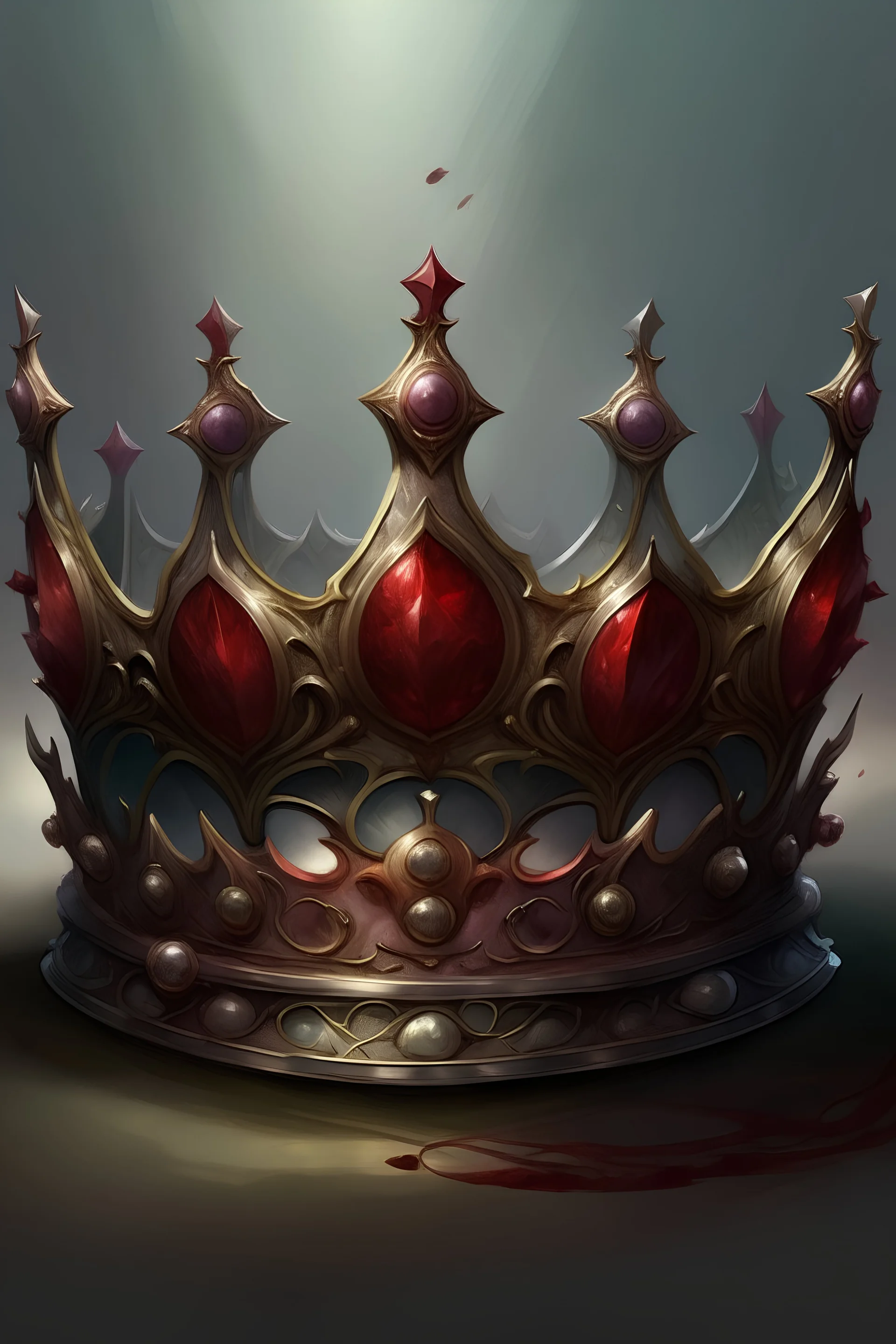 Realistic painting of a fantasy crown