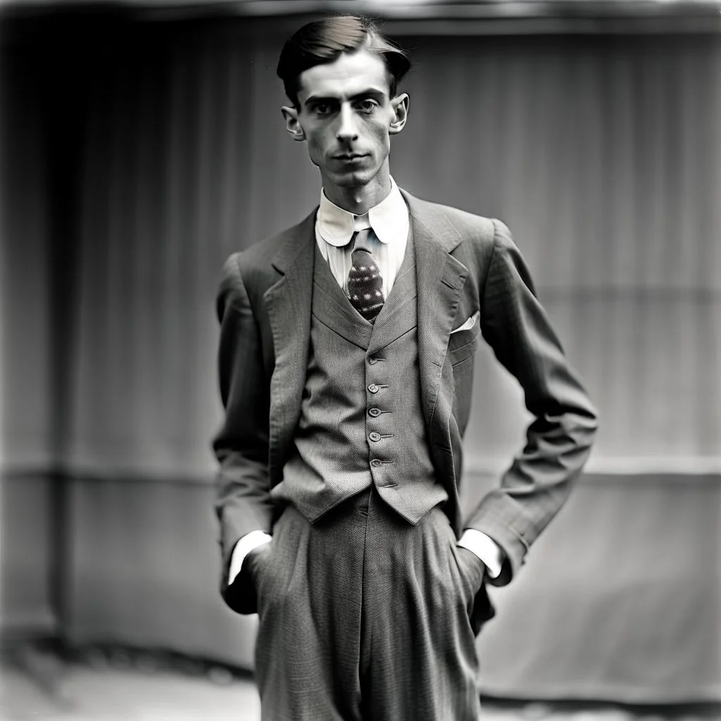 skinny man 1920s