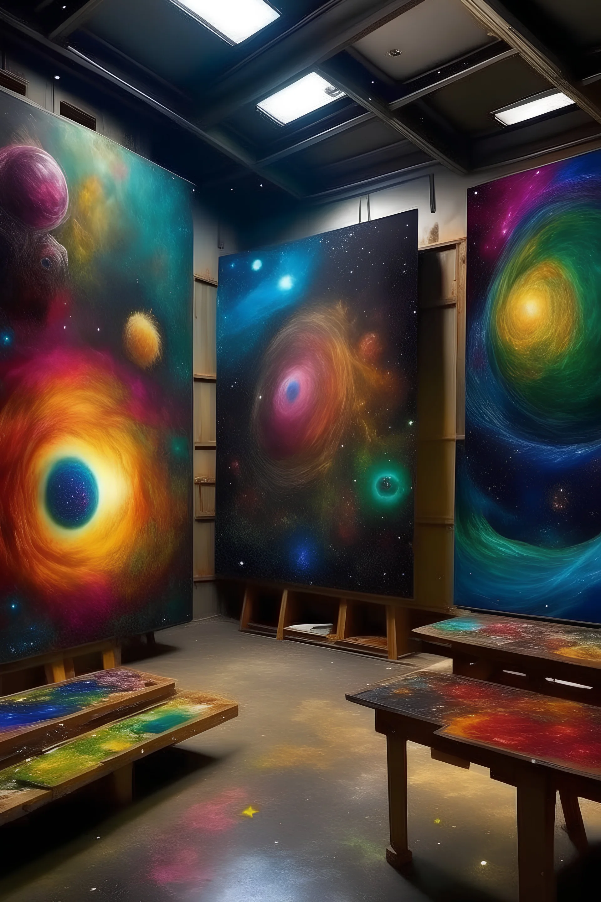 Paintings within a galaxy