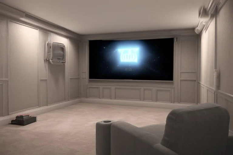 a dedicated home cinema room