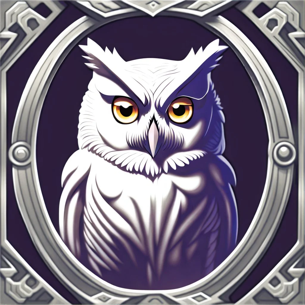 white owl 90's tcg art