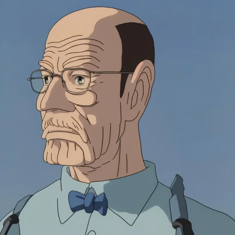 Walter white, realistic, 8k,bald