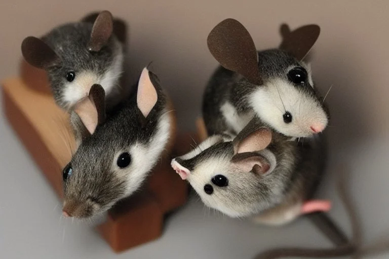 pulp-fiction taxidermy mice