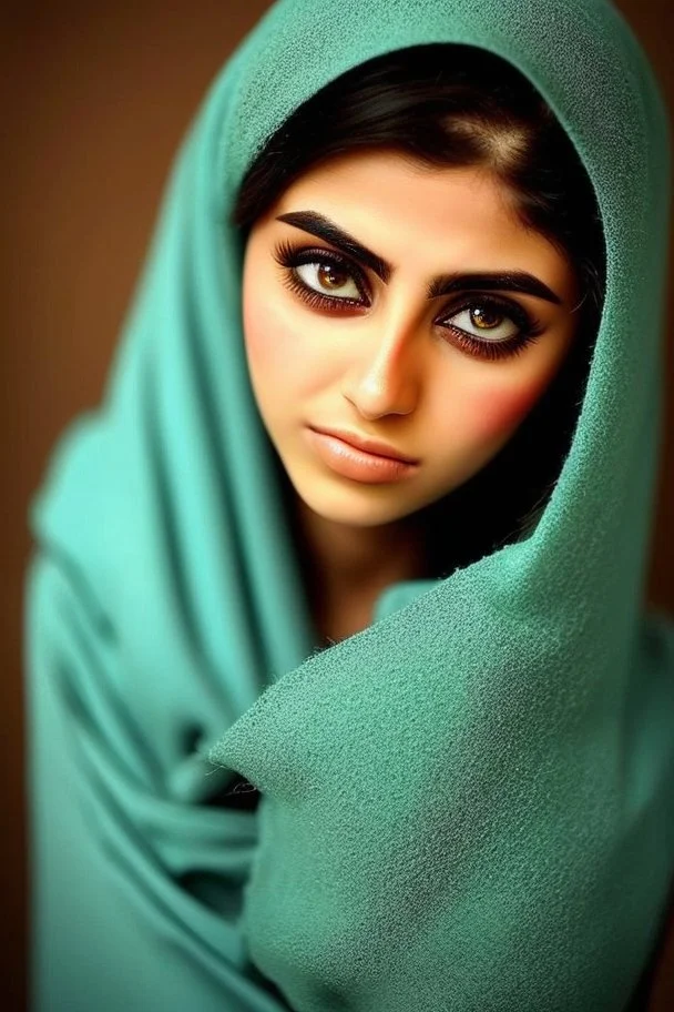 sad Iranian beautiful woman