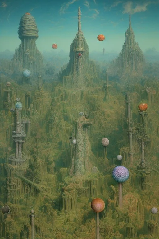 atoms self-organize to form a complex molecule detailed background by roger dean, max ernst