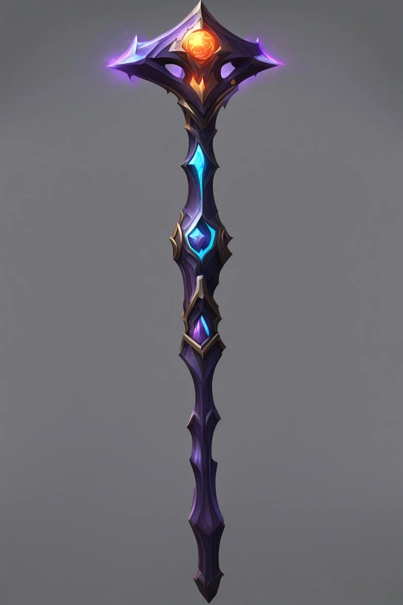 abyssal soul absorbing mage's staff