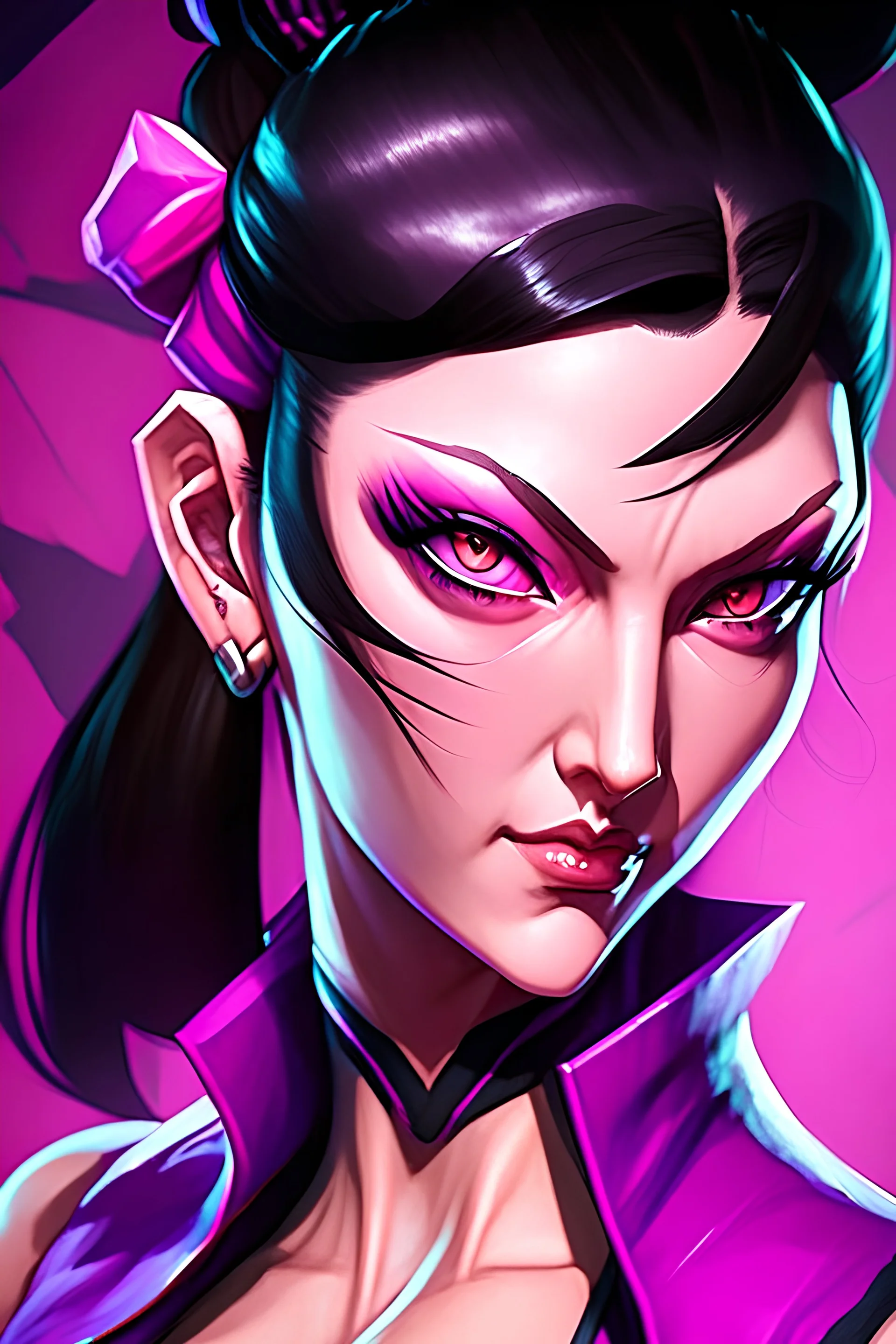 potrait of juri han street fighter 6