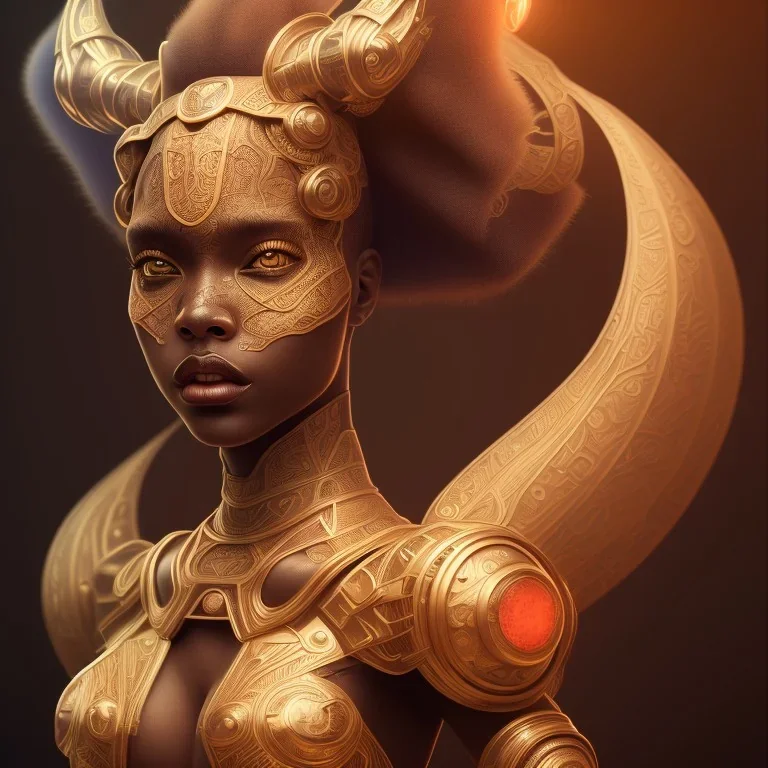 Portrait of Pikachu, sango fantasy, fantasy magic, intricate, sharp focus, illustration, lot's of grain on the skin, tribal tatoos,highly detailed, digital painting, concept art, masterpiece head sexy lady body black African beauty space lady black one head African afro sun, high key lighting, volumetric light high details psychedelic background, cyborg