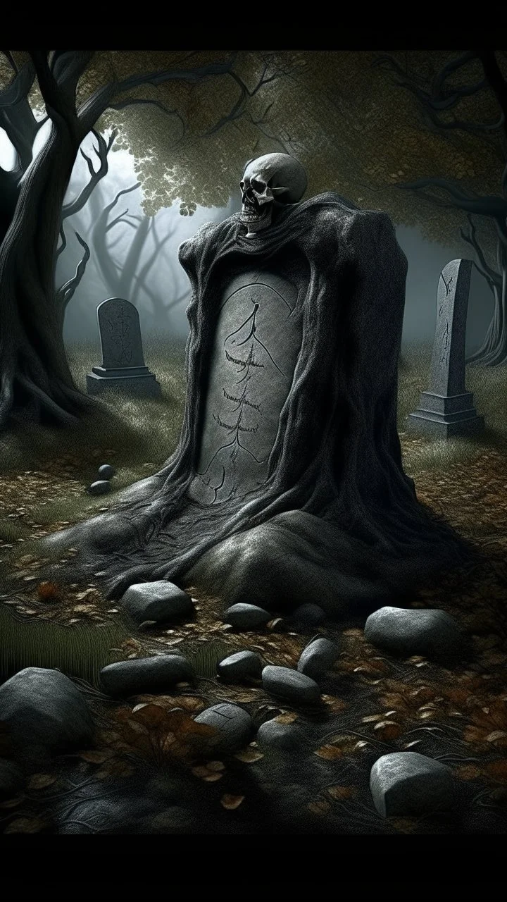 Bosch nightmares paining style Title:a a grave yard stone written on it “Life Is A Bitch” on it a dry dark color trees 8k artistic photography, photorealistic concept art, soft natural volumetric cinematic perfect light, chiaroscuro, award-winning photograph, masterpiece, oil on canvas, Raphael, Caravaggio, Greg Rutkowski, people, beksinski, Giger