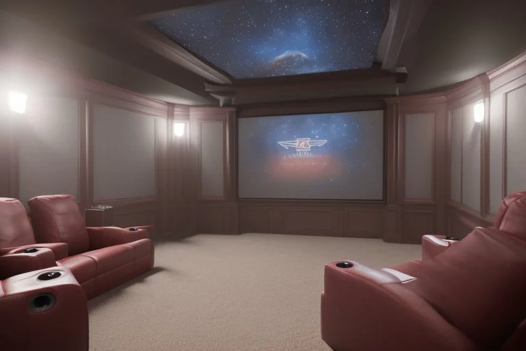 a dedicated home cinema room