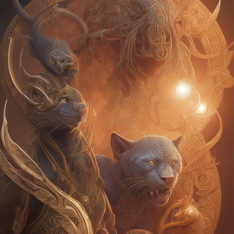 sango fantasy, fantasy magic, intricate, sharp focus, illustration, highly detailed, digital painting, concept art, matte, artgerm and paul lewin and kehinde wiley, masterpiece Asian lady black panther Papu New Guina pyramid black silver space lady space blood moon galaxy