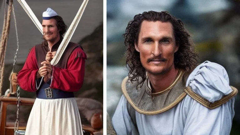 medieval sailor is Matthew McConaughey