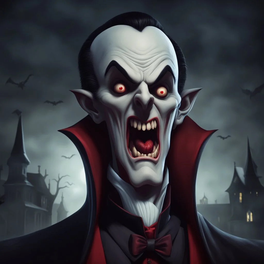 SCARY ANIMATED DRACULA