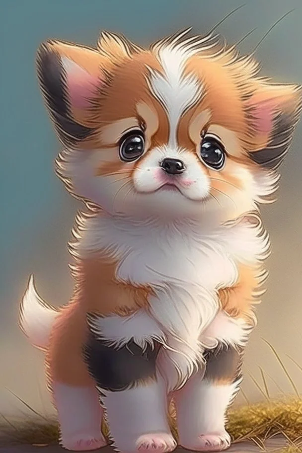 cute anime puppy