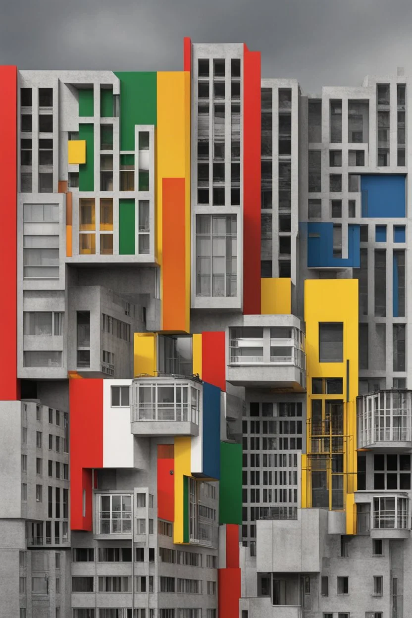 The colourful, the abundant, the manifold, is always better than mediocre grey and uniformity; Bauhaus