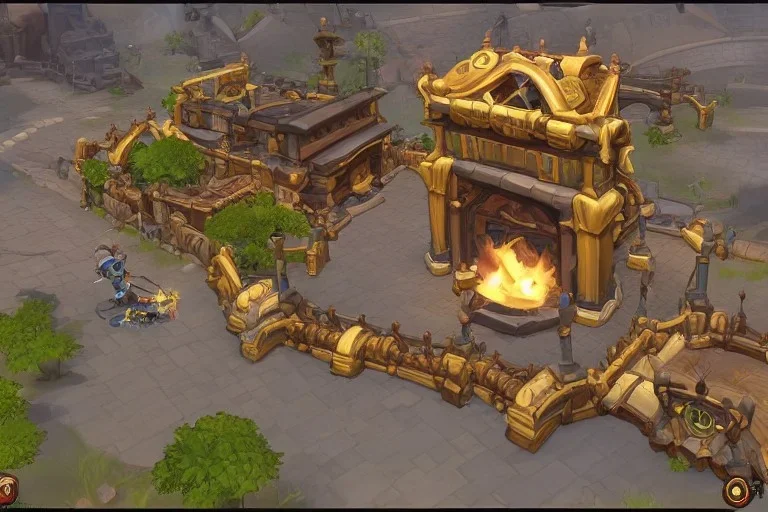 Torchlight 2 architecture altar concept in overwatch