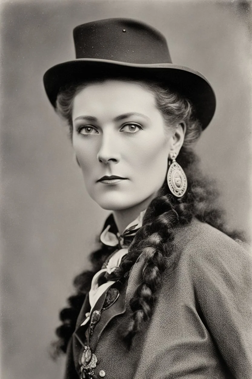 Buffalo Bill’s Wild West show also featured another, much less agreeable cowgirl known as Calamity Jane. She often performed with Wild Bill Hickock, with whom she associated on a personal level. Martha “Calamity” Jane Cannary was a frontierswoman who earned her nickname after rescuing a military Captain involved in a Native American ambush. With questionable character, boldness, and the ability to captivate, Calamity Jane was a woman-of-all trades. Following the military from fort to fort on t