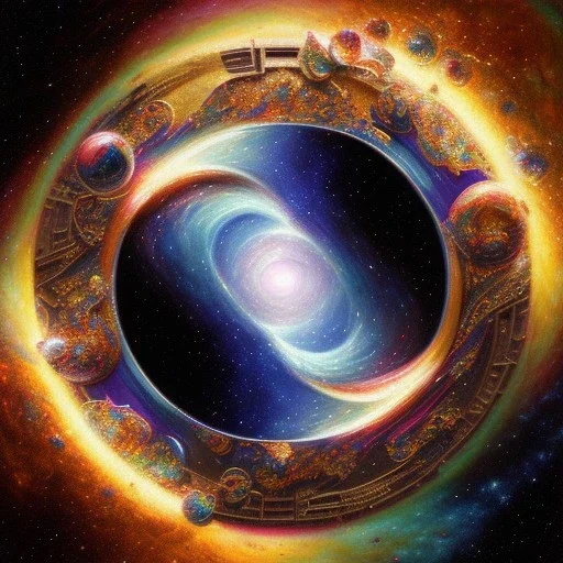 3d cosmos, galaxy Milky Way, jewel, precious stones, shiny, beautiful rich and destroyed planet, detailed yin and yang symbol, shiny, intricate, gorgeous, ultrafine detail, hyperrealism, trending on artstation, sharp focus, intricate details, highly detailed, by greg rutkowski, glowing, glitter, complementary colours