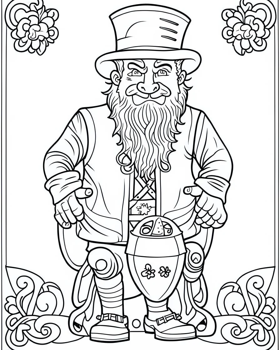 big St. Patrick s day Kids coloring pages