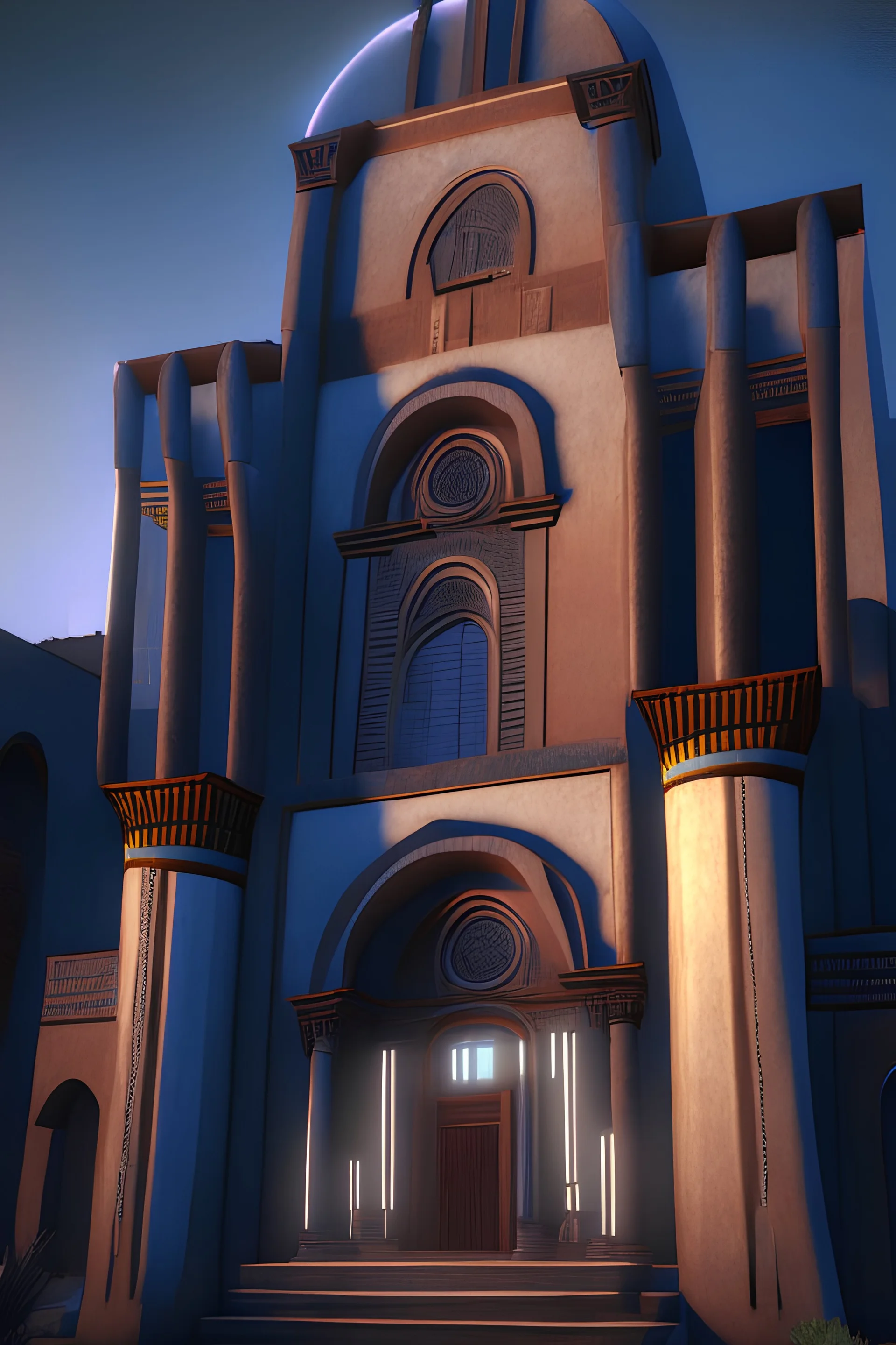 exterior of church of saint george lalibela ethiopia, windows, doors, porches, awnings, middle of SPACE, cyberpunk lights, Hyper Detail, 8K, HD, Octane Rendering, Unreal Engine, V-Ray, full hd -- s5000 --uplight --q 3 --stop 80--w --ar 1:3 artistic color, suprematism, redshift render, 8K, HD, Dramatic Lighting by Brom, trending on artstation, fantastic lighting, hyper