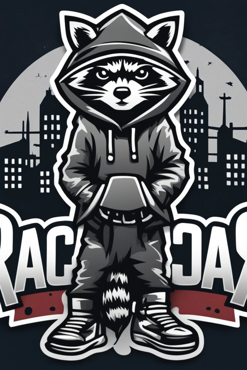Logo to say "Raccoon Grime"