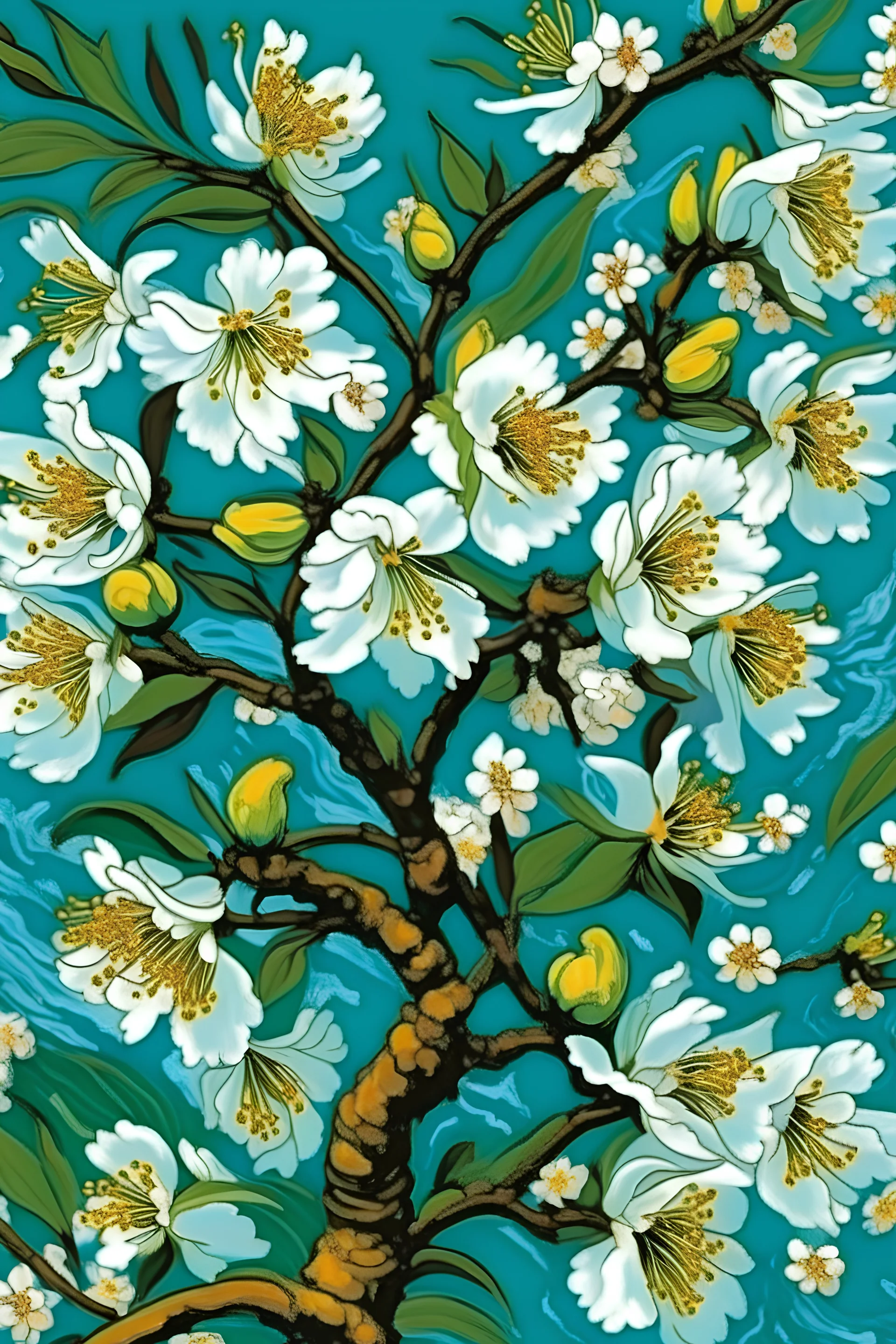 almond blossom by van gogh