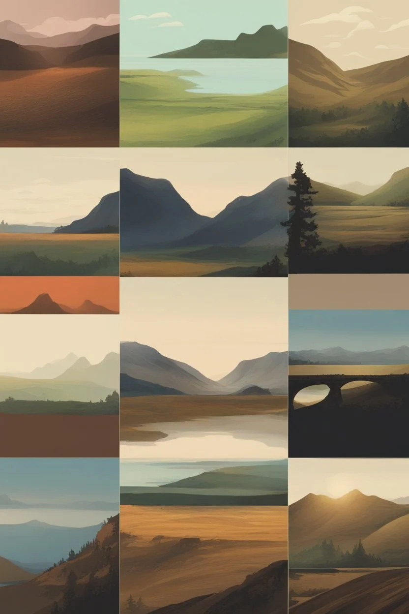 Landscapes in outro