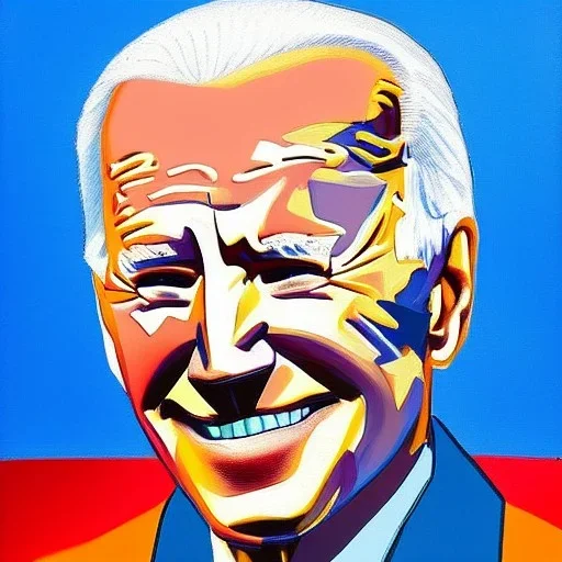 JOE BIDEN painted by outsider artist