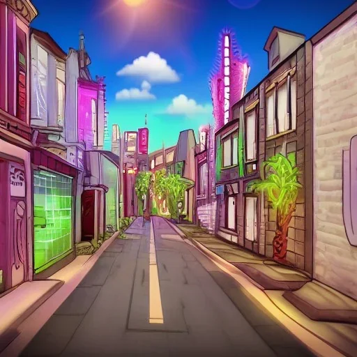 Future fake street