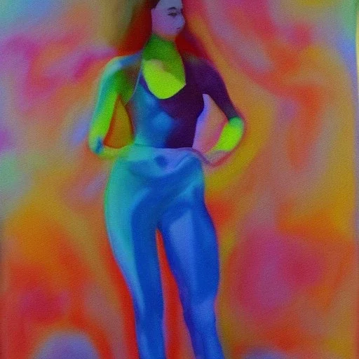 Full body portrait, painting, medium shot lady Tavernwave