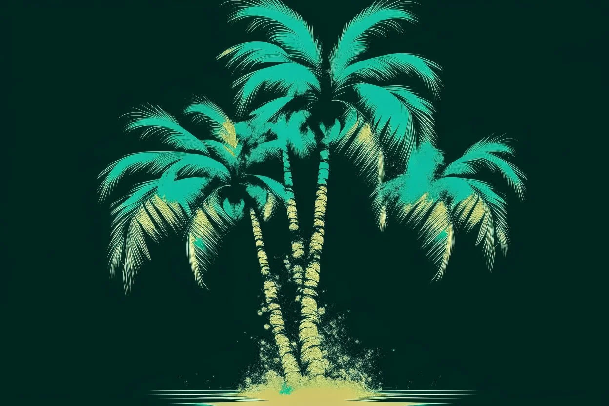 palm tree graphic