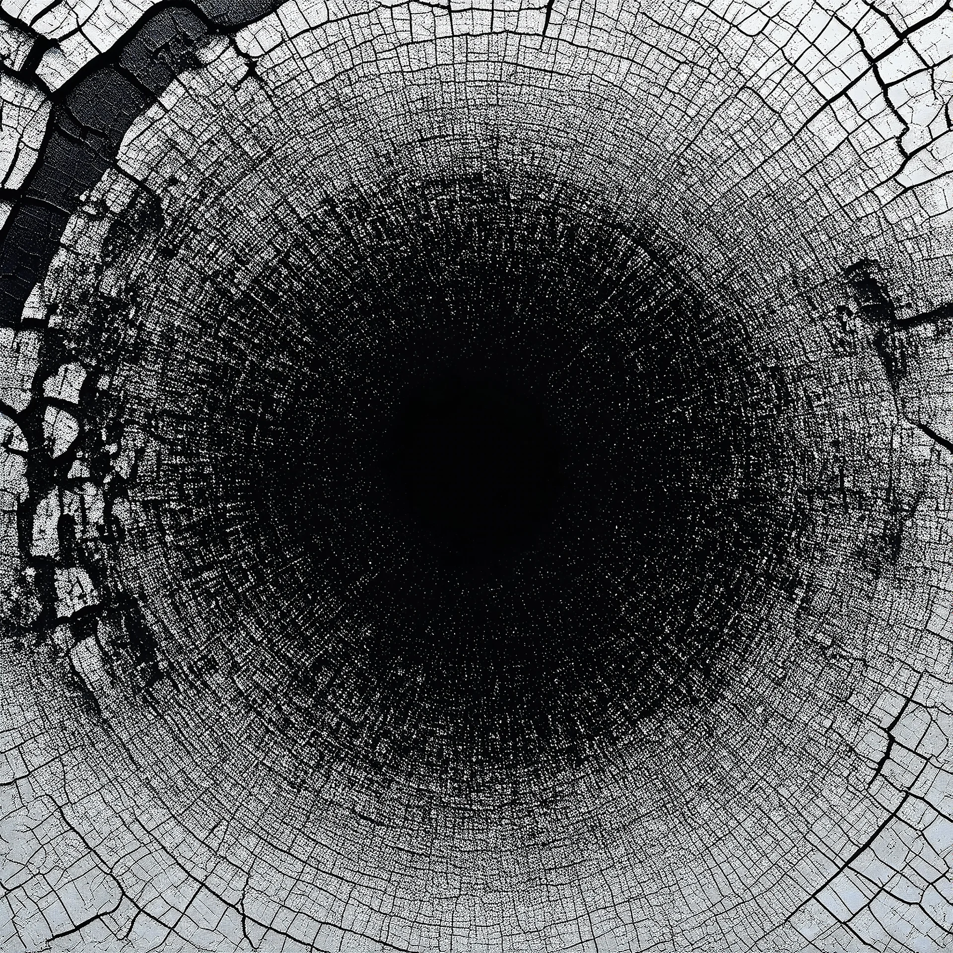 effect, rotate circle, front, texture, meterial, black background, cracked, realistic, realism