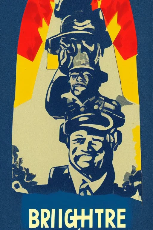 bright future propaganda poster