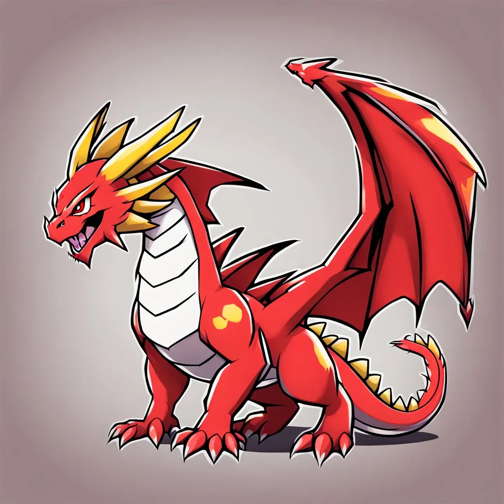 Dragon in pokemon style