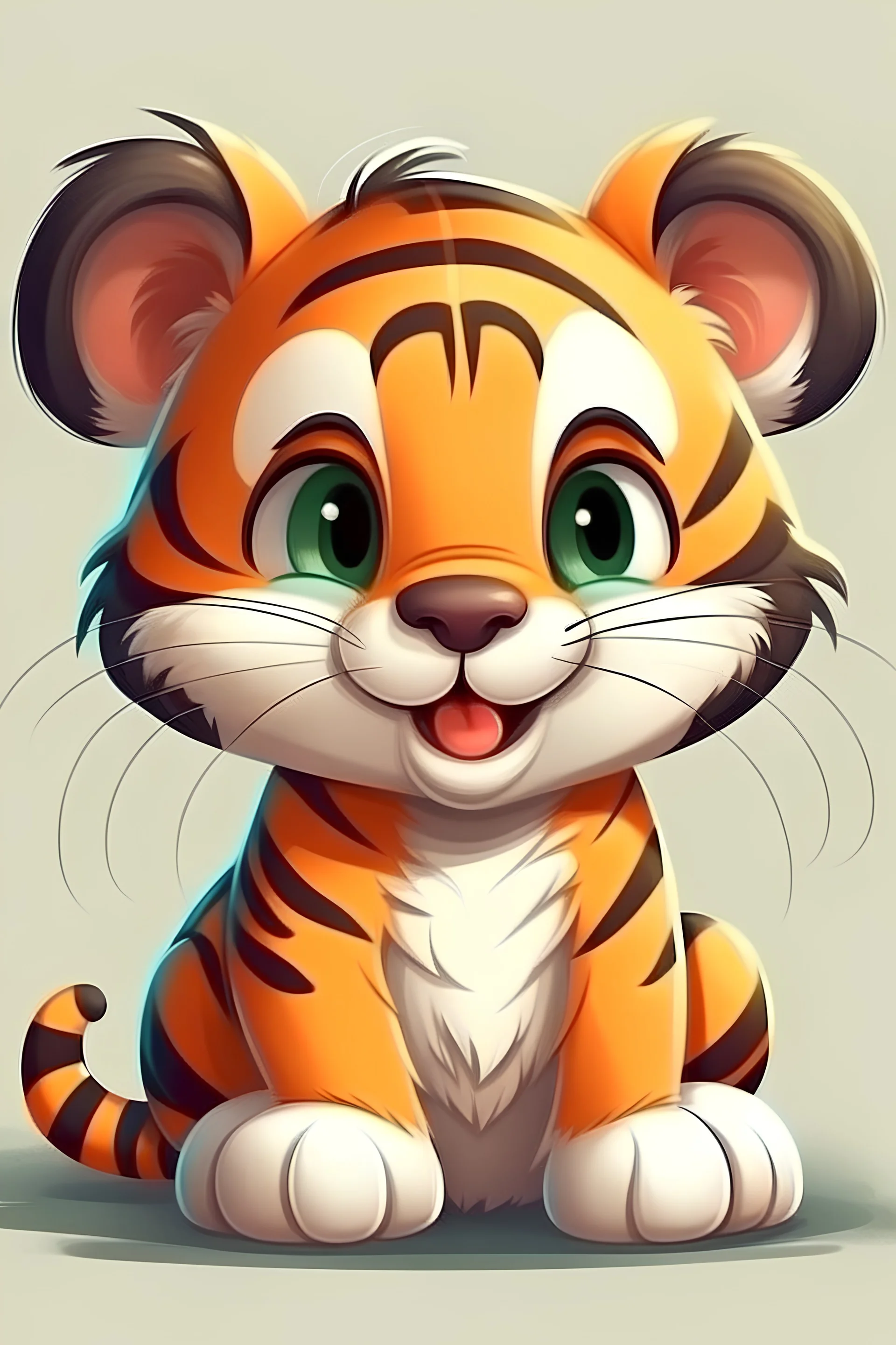 Cute tiger