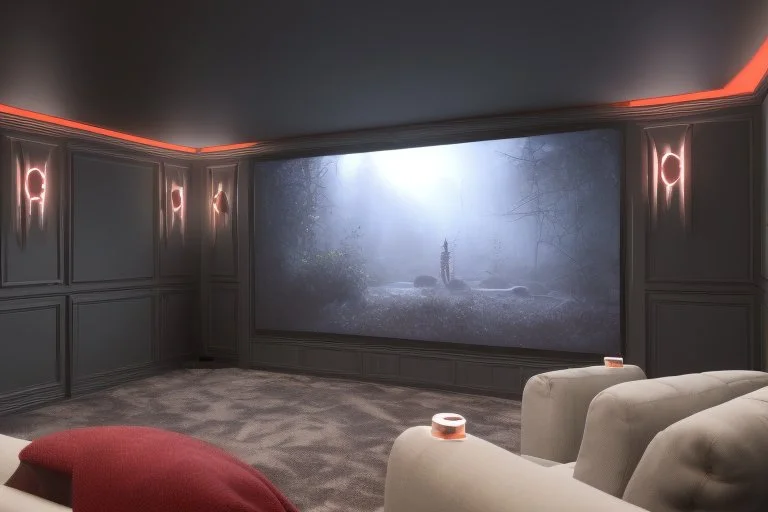 a dedicated home cinema room