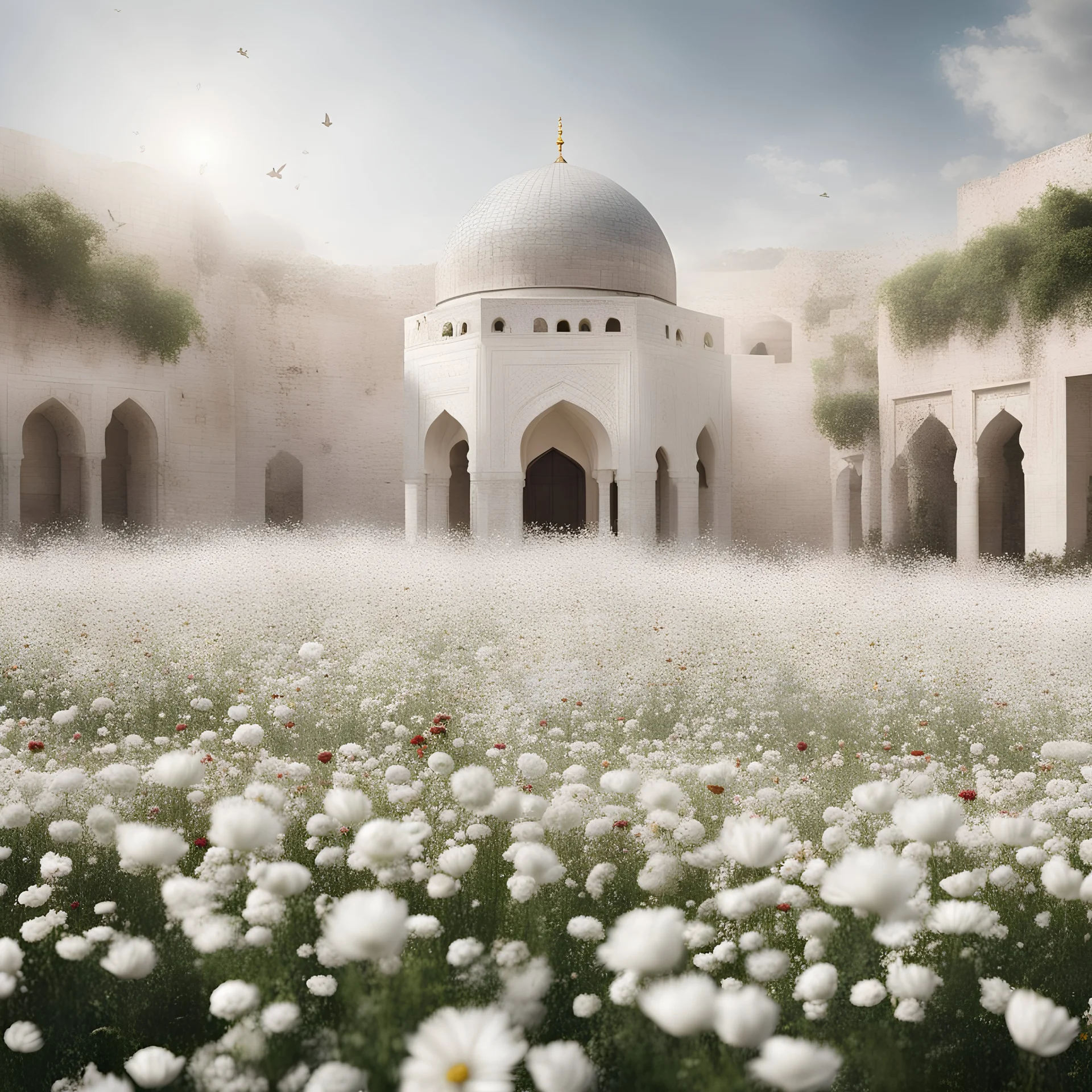 aqsa victory people white playing heaven flowers