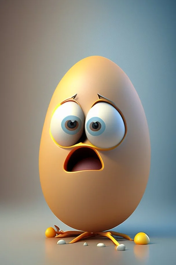 3d egg character