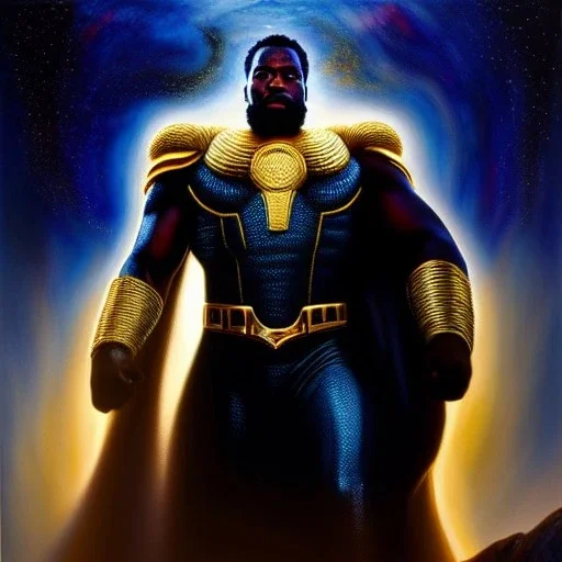 Ultra detailed fullbody Portrait in oil on canvas of heimdall marvel holding sword vertically,extremely detailed digital painting, extremely detailed face,crystal clear eyes, mystical colors ,perfectly centered image, perfect composition, rim light, beautiful lighting,masterpiece,8k, stunning scene, raytracing, anatomically correct, in the style of robert e howard and Wizyakuza and Ohrai Noriyoshi and Simon Bisley and uncannyknack