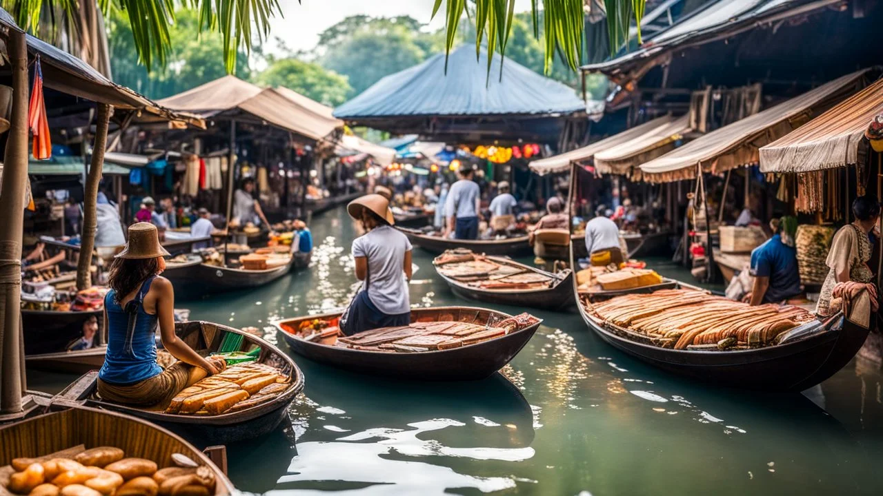 Damnoen Saduak Floating Market