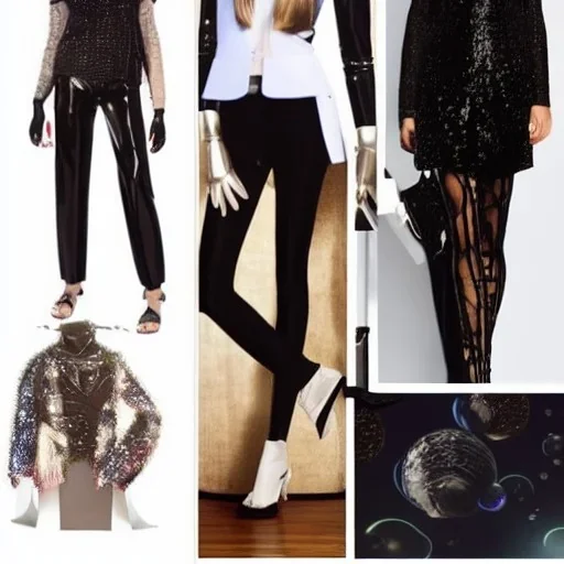 Archetype of New Year style futuristic