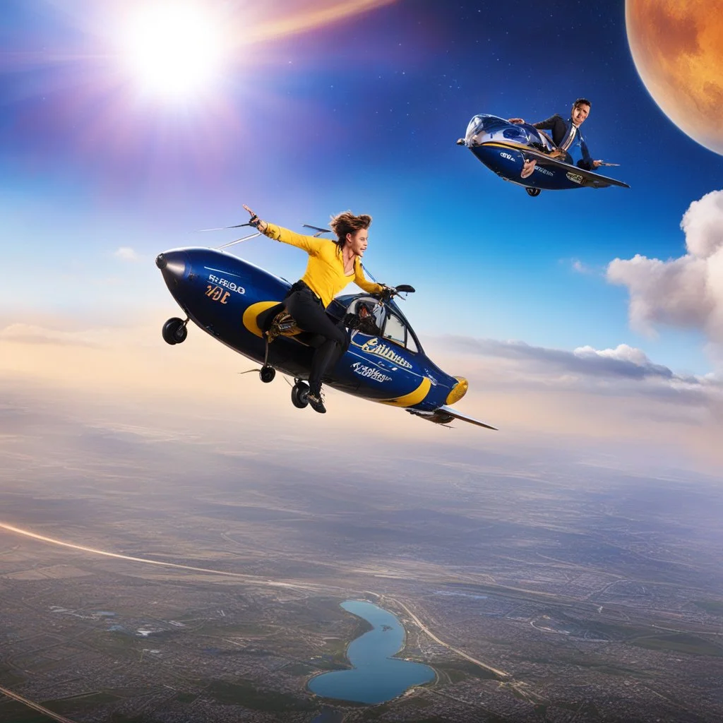 Strictly Come Dancing: the air riding edition, badass in the sky