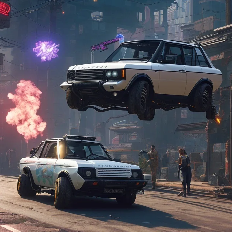 cyberpunk 2077 version of range rover